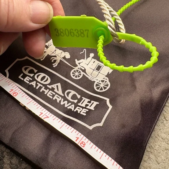 Coach Brown Leatherware Dust Bag 19x15 - Picture 1 of 3